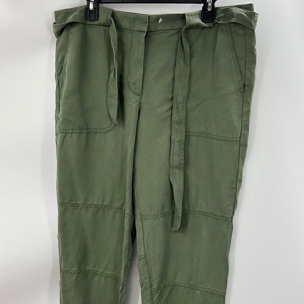 Ann Taylor Loft size 12 olive pant 100% lyocell